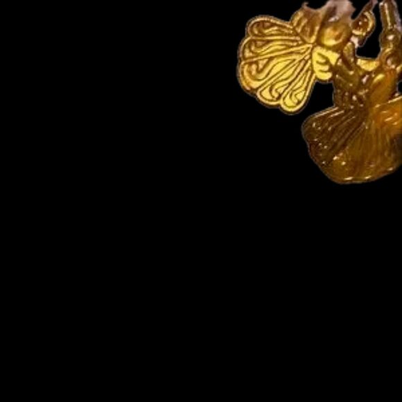 Nordstrom Gold Filigree Angel Earrings - Picture 2 of 6